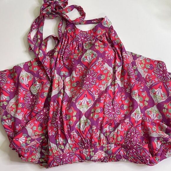 Free People Coral Tide Romper Size L - Picture 3 of 6